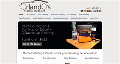 Desktop Screenshot of orlandosdetailer.com
